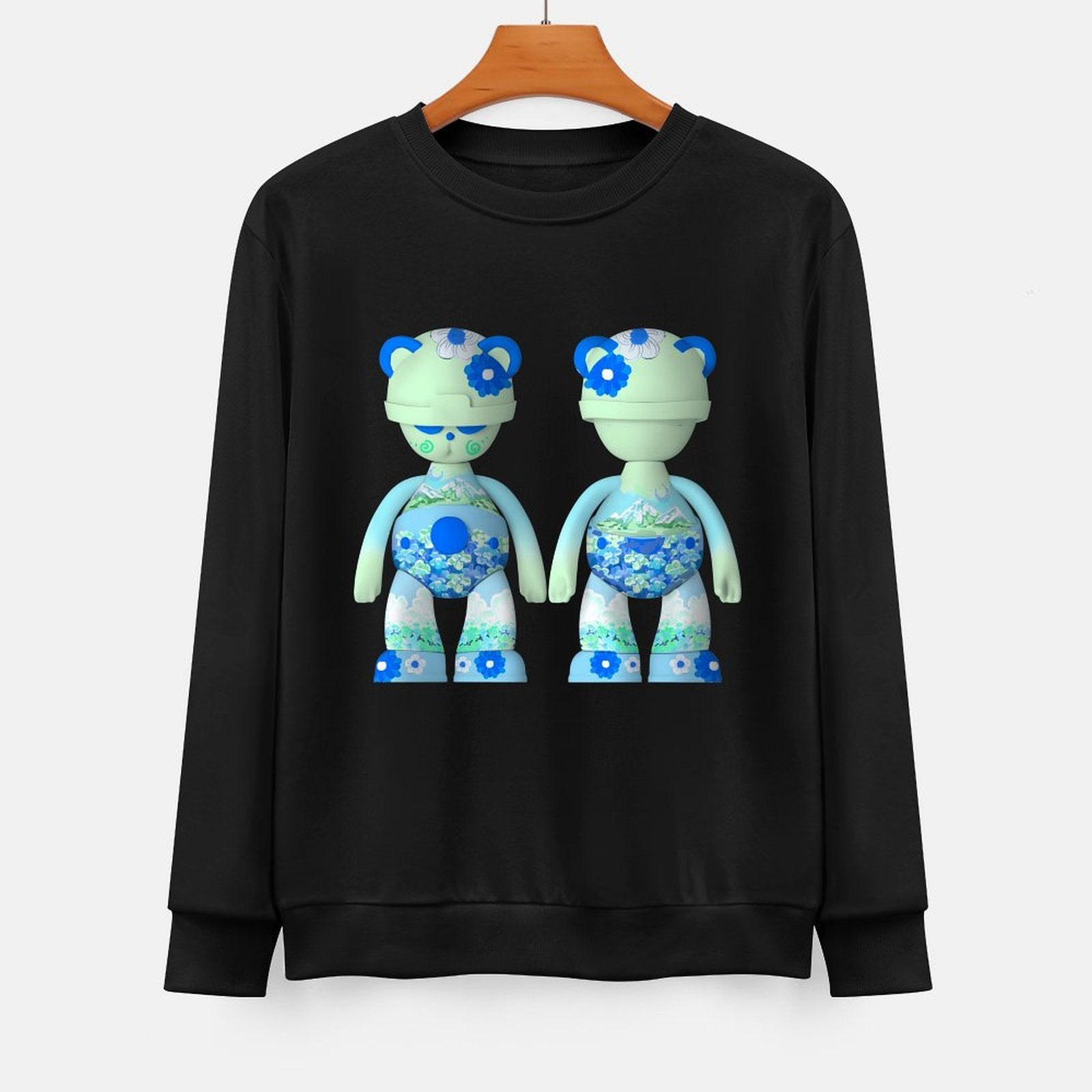 Long Sleeve With Front PatternSimple Smooth Feel